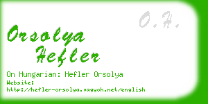 orsolya hefler business card